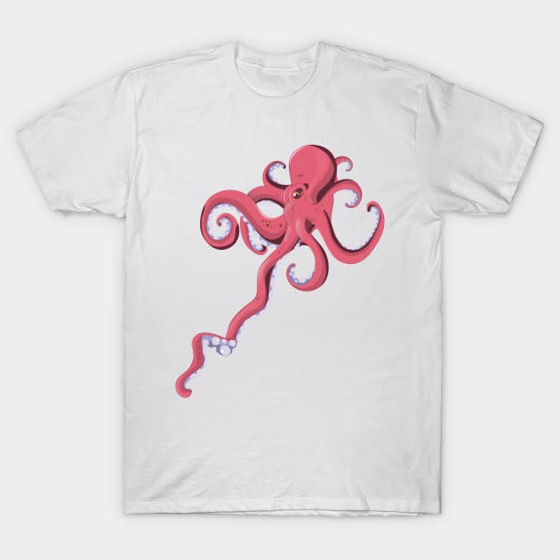 Octopus T-Shirt by nickemporium1